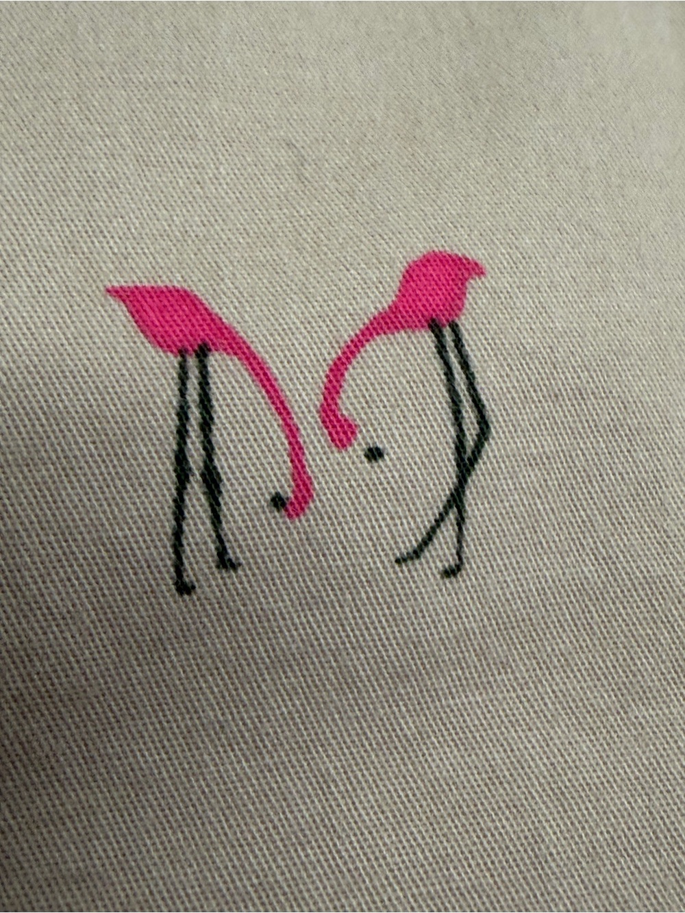 croft & barrow Beige Skort with Pink Flamingo Print - Picture 6 of 11